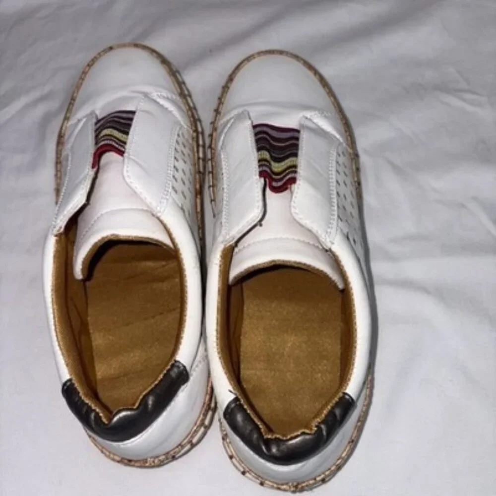 HEELTHATPAIN‎ WHITE EU/39 US/9 SHOES/FLATS STRETCH COMFORT ORTHEPEDIC LADIES